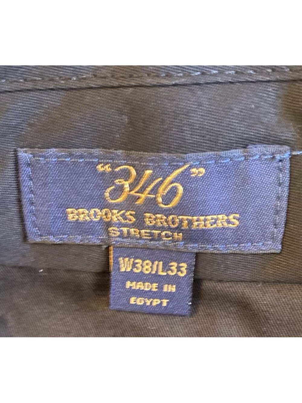 Brooks Brothers Wool Suit Pants Mens 38x33 Gray 346 Trousers Slacks